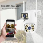 Camara Seguridad Wifi Exterior Doble Lente 4mp 360° Audio - Imagen 5