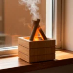 Humidificador Con Luz Led, Diseño Madera Y Temporizador - Imagen 6