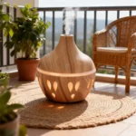 Difusor Humidificador Ultrasónico Led De Madera - Imagen 5