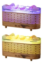 Humidificador Difusor Ultrasónico Con Lámpara De Sal Himalay - Imagen 6