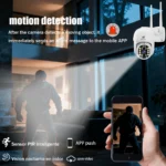 Cámara Wifi Exterior Ptz 1080p Visión Nocturna Audio - Imagen 6