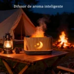 Humidificador Ultrasónico Efecto Madera Con Led Y Temporizador - Imagen 6