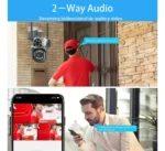 Cámara De Seguridad Wifi Exterior 4 Lentes 6mp Audio 360° - Imagen 8