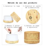 Difusor Ultrasónico De Aceites Con Led Y Temporizador - Imagen 3