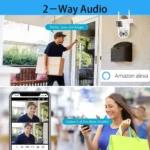 Camara Seguridad Wifi Exterior Doble Lente 4mp 360° Audio - Imagen 7