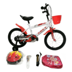 Bicicleta Infantil 16 Con Canastillo Incluye Casco Mochila
