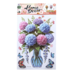 Panel Decorativo Sticker Mural Flores 3d Decoración Interior