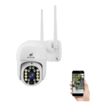 Cámara Wifi Exterior Ptz 1080p Visión Nocturna Audio