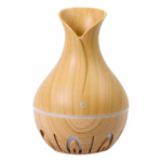 Humidificador Ultrasónico Difusor Símil Madera Led