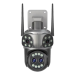 Cámara De Seguridad Wifi Exterior 4 Lentes 6mp Audio 360°