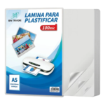 Láminas Para Plastificar A5 154x216mm 100 Mic 100 Hojas