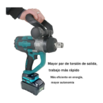 Llave Impacto 3000nm 21v Sin Escobillas +2 Baterías - Imagen 3